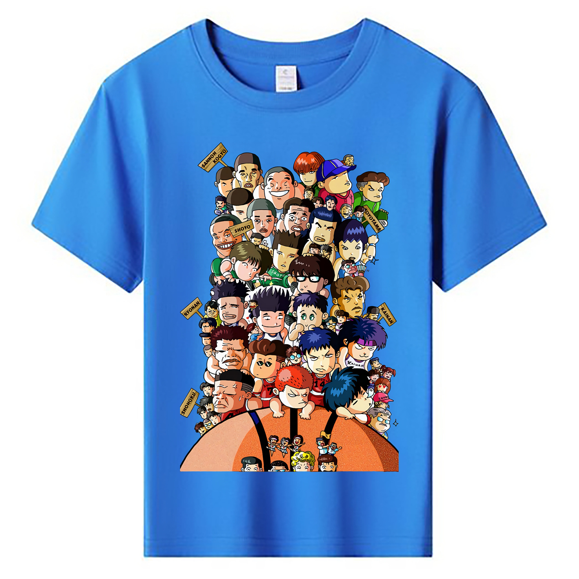 （画像用） SLAM DUNK／スラムダンク 綿100％キッズTシャツ（フロントプリント）
